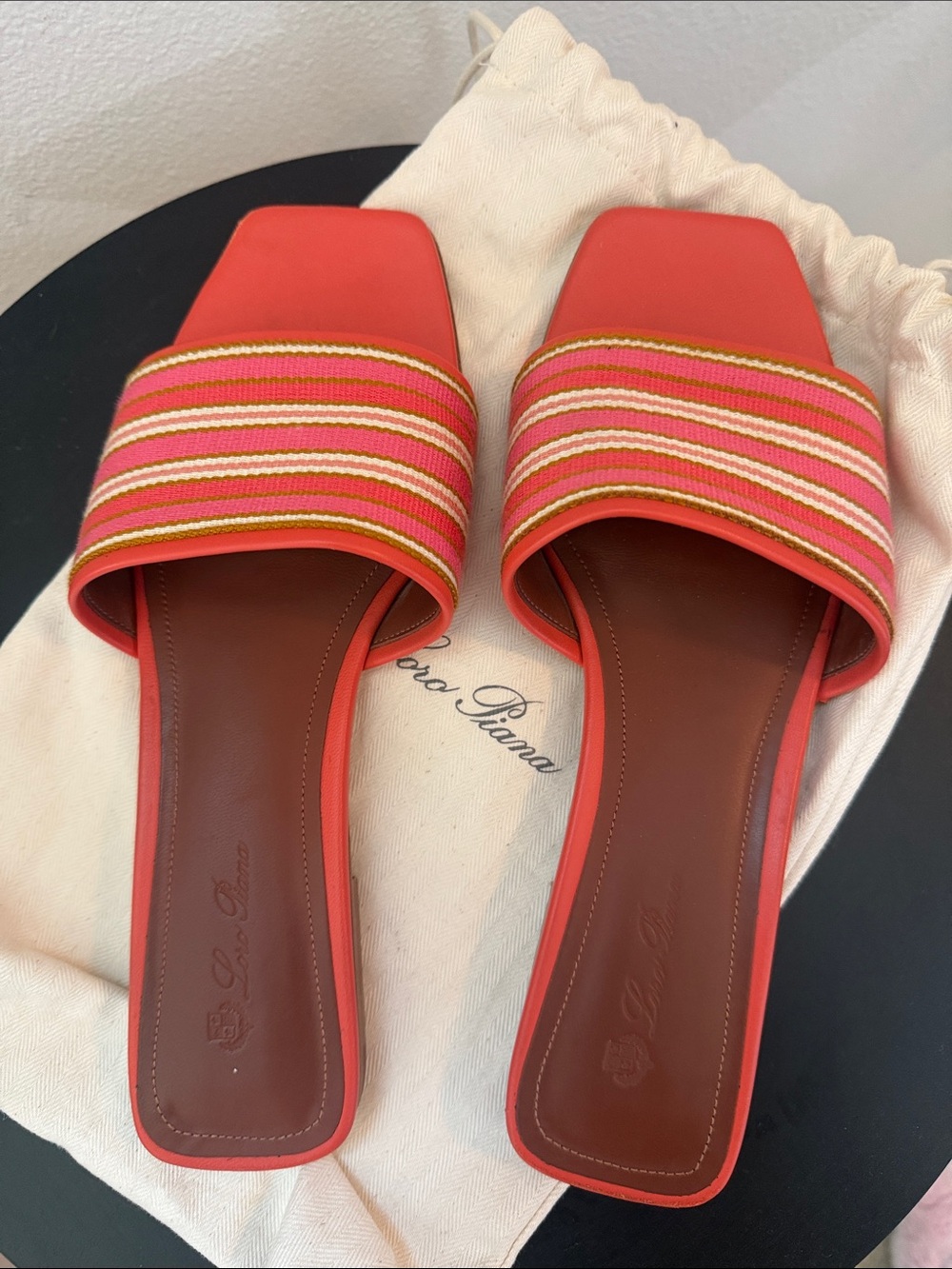 Lora Piana Stripe Flats